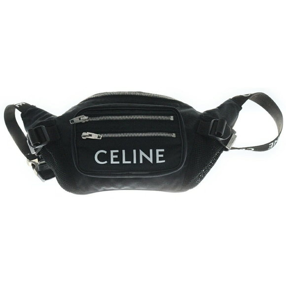 Celine Front Trekking Belt Body Bag Waist Black - Picture 1 of 6